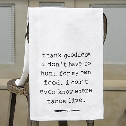 Tacos Dish Towel  (Pack of 4)