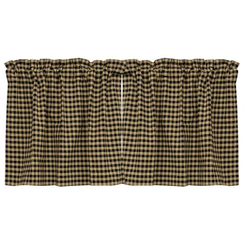 2/Set Black Check Tiers 24