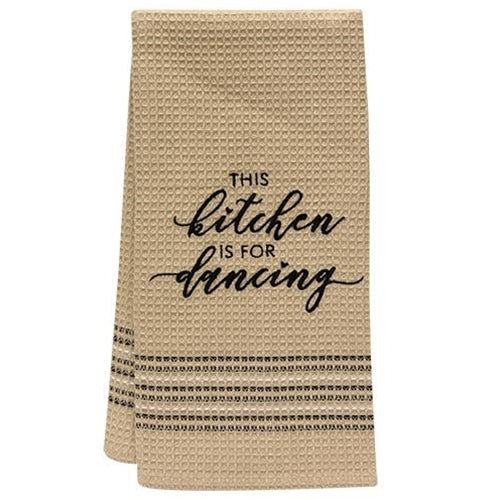 This Kitchen Is For Dancing Dish Towel  (Pack of 4)