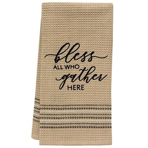Bless All Who Gather Here Dish Towel (Pack of 2)
