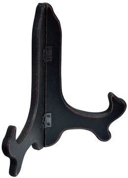Black Wood Plate Stand 7