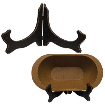 Black Wood Bowl Stand 7
