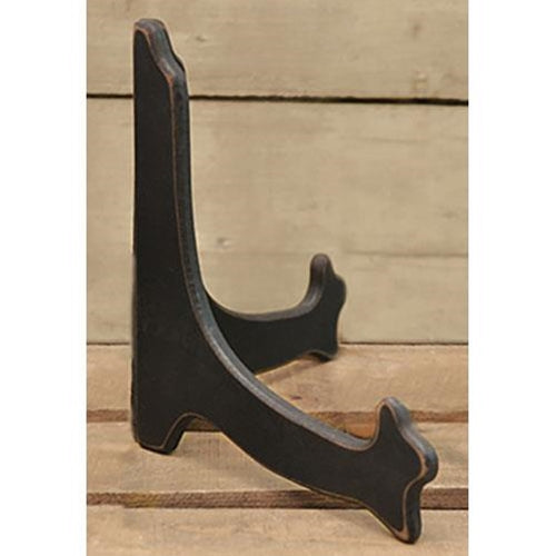 Long Oval Plate Stand - Black (Pack of 4)