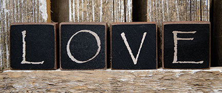 4/Set Love Blocks (Pack of 4)