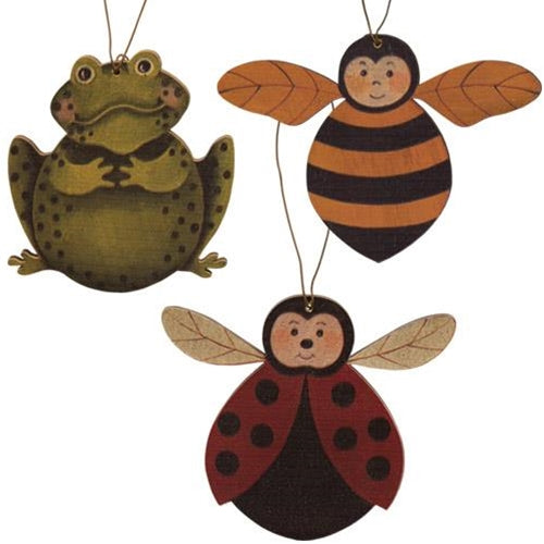 Critter Ornament - 3 asst. (Pack of 4)