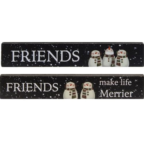 Friends Make Life Merrier Mini Stick 2 asstd. (Pack of 4)
