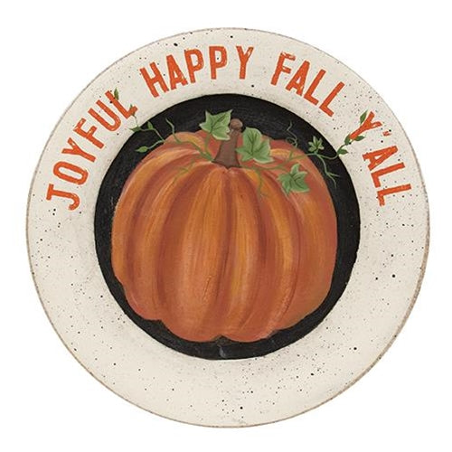 Happy Pumpkin Season Plate 3 Asstd. (Pack of 2)