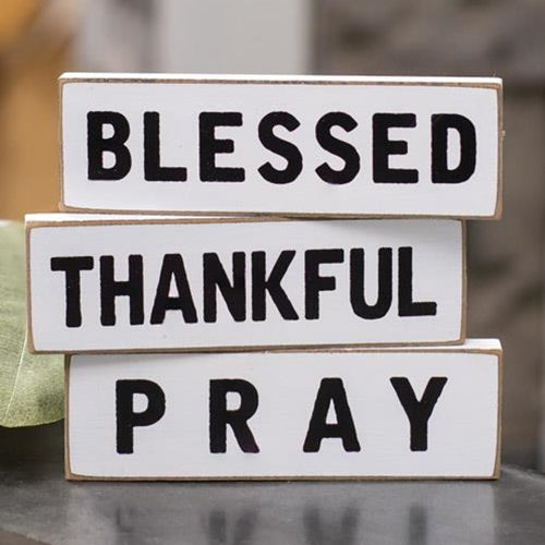 Thankful Mini Block 3 Asstd. (Pack of 4)