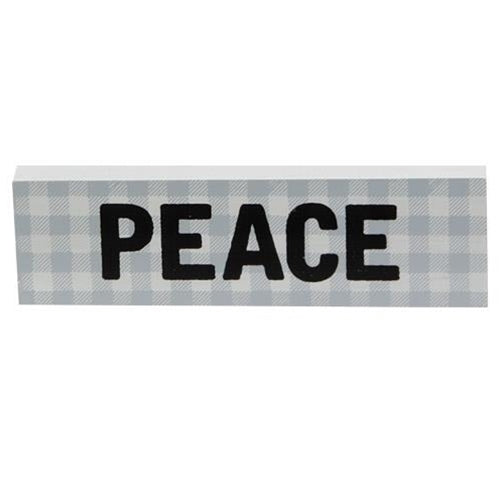Plaid Believe Mini Block 3 Asstd. (Pack of 4)