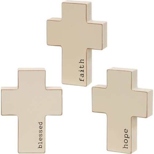 Inspirational Chunky Cross 3 Asstd. (Pack of 4)