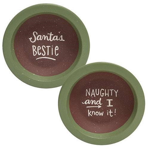 Santa's Bestie Dish Cup 2 Asstd. (Pack of 4)