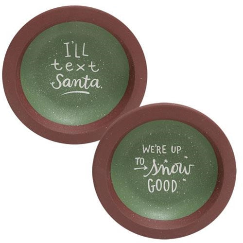 I'll Text Santa Dish Cup 2 Asstd. (Pack of 4)