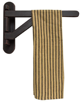 Black Ticking Towel (Pack of 2)