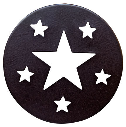 Star Candle Jar Lid (Pack of 4)