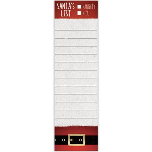 Santa's List Notepad (Pack of 4)