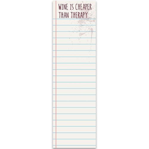 Wine Therapy Notepad (Pack of 4)