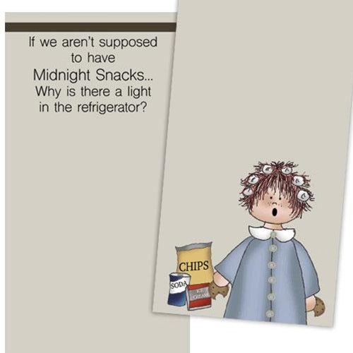 Midnight Snacks Notepad (Pack of 4)
