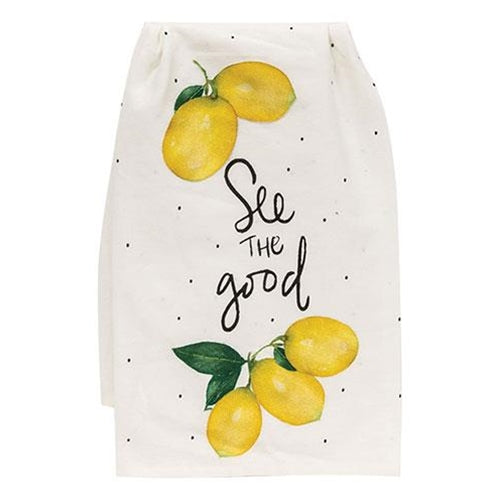 See the Good Lemon Dish Towel (Pack of 2)