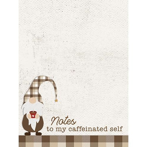 Notes to My Caffeinated Self Mini Notepad (Pack of 4)