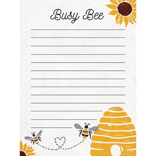 Busy Bee Mini Notepad (Pack of 4)
