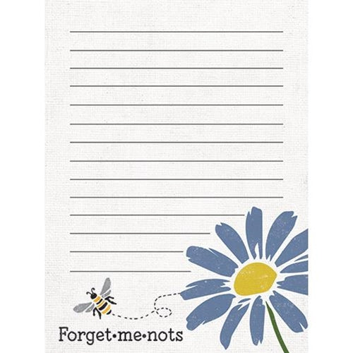 Forget-Me-Nots Mini Notepad (Pack of 4)