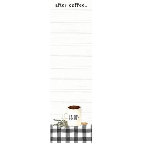 After Coffee...Notepad (Pack of 4)