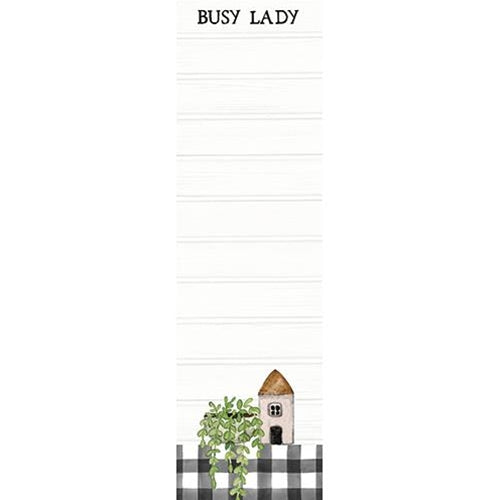 Busy Lady Notepad (Pack of 4)