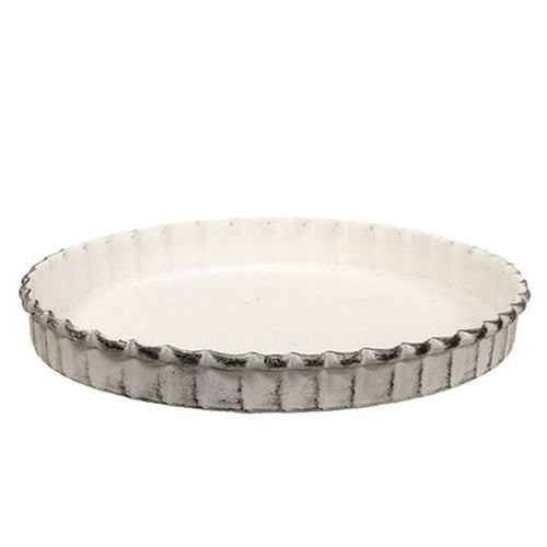 Shabby Chic Fluted Candle Pan 5