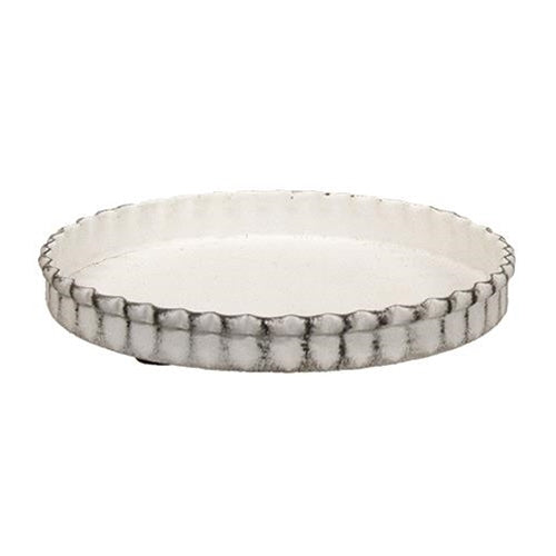 Shabby Chic Fluted Candle Pan 4