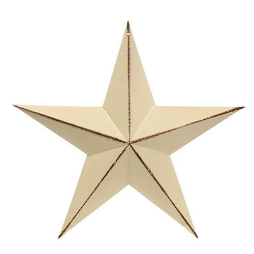 Distressed White Barn Star 12