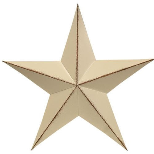Distressed White Barn Star 24