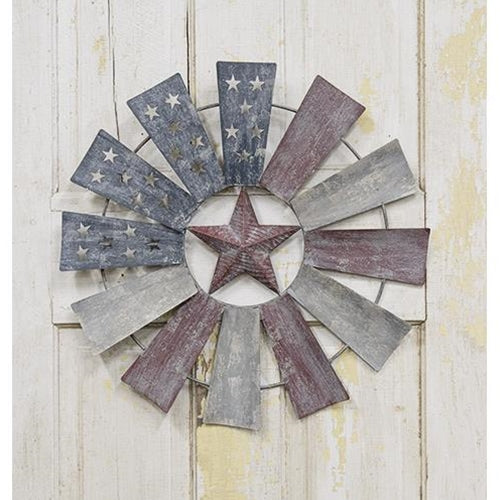 Distressed Americana Windmill