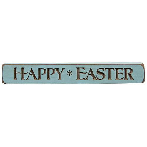 Happy Easter Engraved Block 12