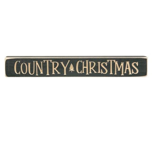 Country Christmas Engraved Block 12