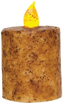 Burnt Ivory Timer Pillar 2.75