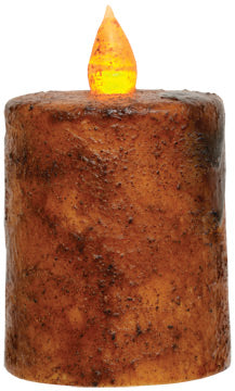Burnt Mustard Timer Pillar 2.75
