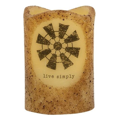 Live Simply Windmill Pillar 3x5