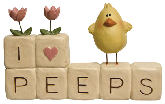 I Love Peeps Block (Pack of 2)
