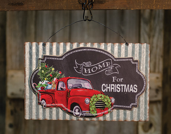 Home For Christmas Sign (Pack of 2)
