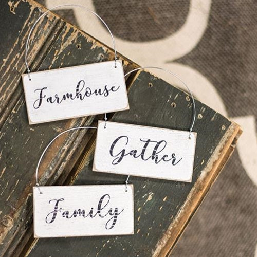 Gather Ornament 3 Asstd. (Pack of 4)