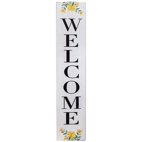 Spring Florals Welcome Sign
