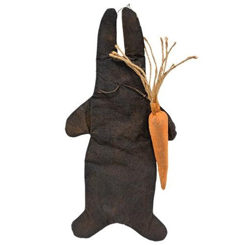 Bunny Silhouette With Carrot (Pack of 2)