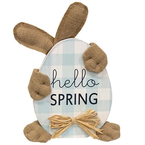 Hello Spring Huggy Bunny Sitter