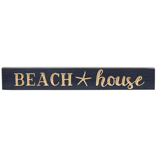 Beach House Engraved Sign 24