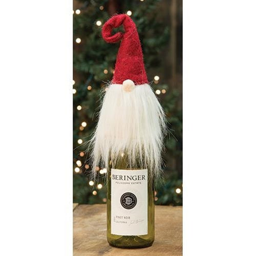 '+Red/White Gnome Wine Bottle Topper (Pack of 4)