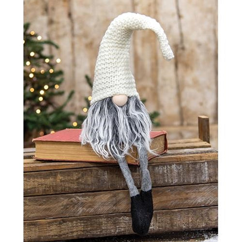 Dangle Leg Plush Gray Santa Gnome (Pack of 2)