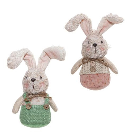 Baby Bunny Ornament 2 Asstd. (Pack of 4)