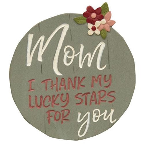 Thank My Lucky Stars Mom Plaque With Easel (Pack of 4)
