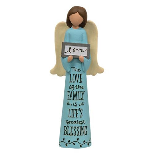 The Love of the Family Resin Angel (Pack of 2)