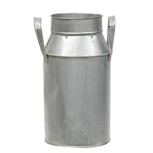 Natural Zinc Milk Can 10.5